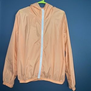 Peach windbreaker!